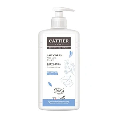 Image de Cattier Paris Lait Corp Modelant Aloe Vera Onagre Bio 500 ml