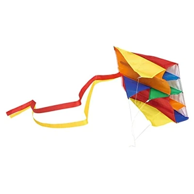 Image de Moses. 38130 Cerf Volant de Poche coloré, prêt à l&#039;emploi, pour Enfants partir 4 Ans, Dragon coloré avec Sac Transport Multicolore