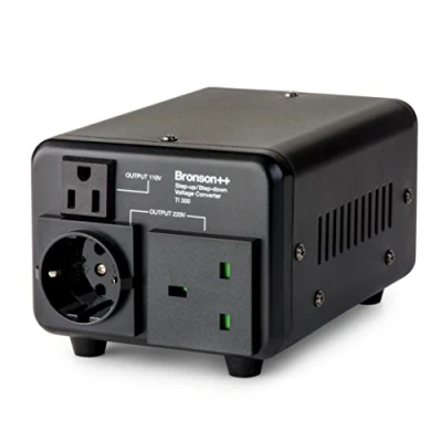 Image de Bronson++ TI 300 Transformateur 110 Volts Convertisseur USA Toroïdal Watts Entrée/Sortie 220V/110V Réversible Bronson 300W