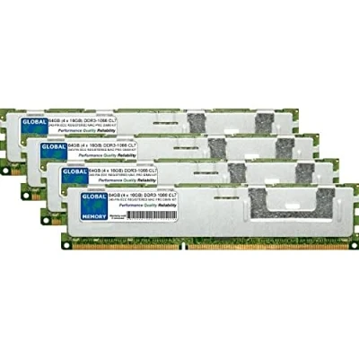 Image de 64Go (4 x 16Go) DDR3 1066MHz PC3 8500 240 PIN ECC REGISTERED DIMM (RDIMM) MÉMOIRE KIT POUR APPLE MAC PRO (DÉBUT 2009 MI 2010 ...
