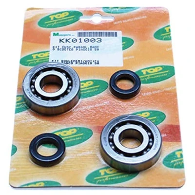 Image de ROULEMENT D&#039;EMBIELLAGE + Joint Scoot Top Perf Adaptable Piaggio 50 Zip 2T, Typhoon, NRG GILERA Stalker, Runner (KIT SC04A47CS)