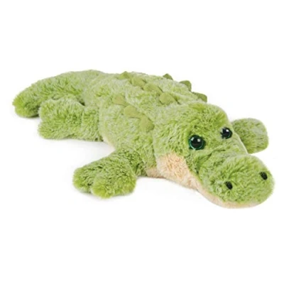 Image de Histoire d&#039;Ours Peluche Croco Crocodile Vert de la Savane Moyen Modèle 40 Cm Toute Douce et Originale Idée Cadeau pour Enfant Fille Garçon HO1454