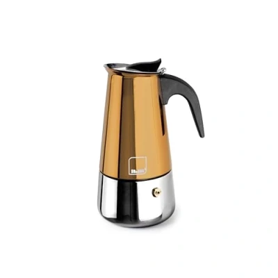 Image de IBILI Cafetière express Moca Cupra, 4 tasses, 185 ml, acier inoxydable, convient pour induction