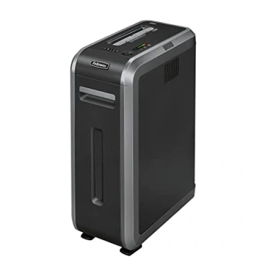 Image de Fellowes 4612001 Destructeur de documents 125Ci Coupe Croisée 20 feuilles avec technologies 100% Anti bourrage, Détection tactile, Réducteur nuisances sonores et consommation d&#039;énergie Noir