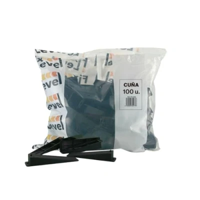 Image de Cale Autonivelant Pour Carrelage Fixlevel De Nivellement Croisillon Outils Carreleur Croisillons 250 U. (cale)