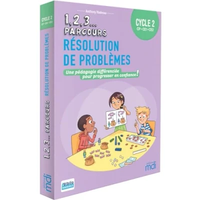 Image de 1, 2, 3... Parcours Résolution de problèmes Cycle 2 Livre d’occasion Bon