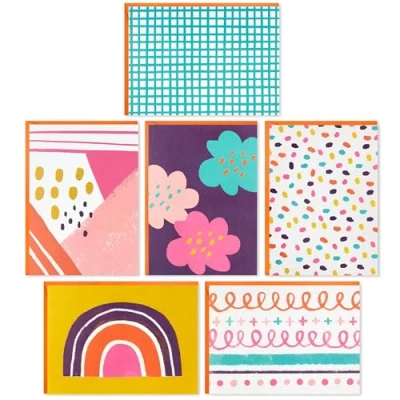 Image de Hallmark Assortiment de cartes vierges modernes (48 avec enveloppes) pour remise diplôme, juste parce que, toutes les occasions
