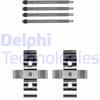 Image de DELPHI LX0702 Kit d&#039;accessoires, plaquette de frein à disque TESLA: Model S, VOLVO: V70 2, S60 I