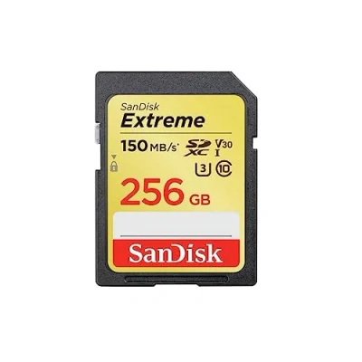 Image de SANDISK CARDS Extreme Plus 256GB SDHC Memory Card 190MB/S 130MB/S UHS I Class