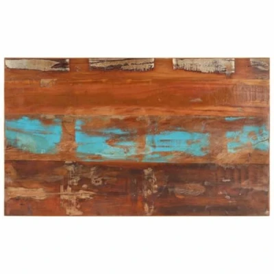 Image de vidaXL Dessus de Table Rectangulaire Remplacement Rechange Basse 60x100 cm 15 16 mm Bois Récupération