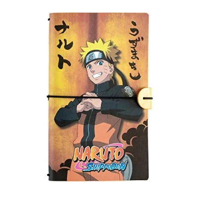 Image de Grupo Erik Ensemble Carnet de Voyage Naruto Shippuden Notes 2 en 1 Notebook Simili Cuir