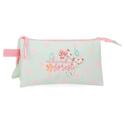 Image de Movom Enchanted Forest Trousse Triple Verte 22 x 12 5 cm Polyester, Vert, 22x12x5 cms,