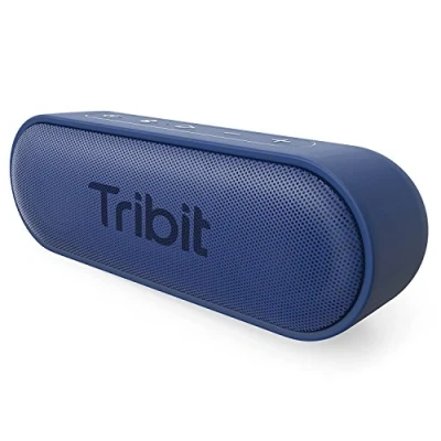 Image de Enceinte Bluetooth, Tribit XSound Go 16W Haut Parleur Portable sans Fil avec Basse Intense, Autonomie de 24 Heures, IPX7 Etanche, Portée Bluetooth 20 Mètres Micro Intégré The Telegraph&#039;s Choice