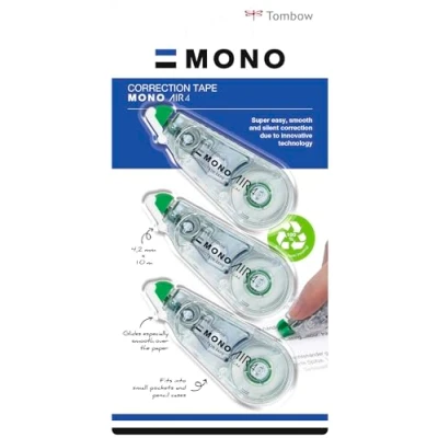Image de Tombow CT roller de correction CA43P mittiges dérouler 4, 2 mm x 10 m Lot 3 éponges vrac