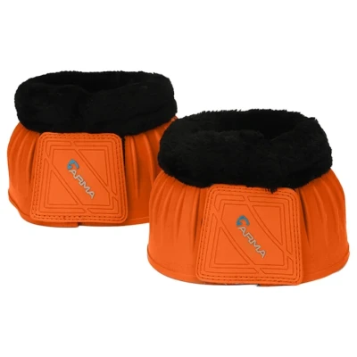 Image de Arma by Shires Cloches d&#039;Obstacles Molleton Noir Orange XFull