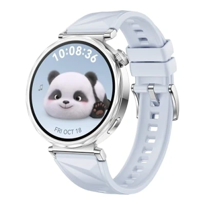 Image de HUAWEI Watch GT 5 41mm Montre Connectée, Design aux Lignes épurées, Nouvelle expérience de Course à Pieds et Cyclisme, Suivi la santé, Jusqu&#039;à 7 Jours d&#039;autonomie, iOS &amp; Android, Bleu