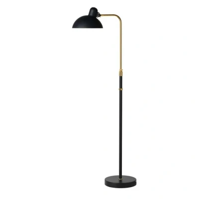 Image de Fritz Hansen KAISER idell™ 6580 F Lampadaire Mat Noir/Laiton
