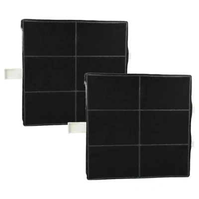 Image de vhbw 2x Filtres à charbon actif compatible avec Neff Z5119X5, Z5116X1, Z5116X5, D79B42N0/02, Z5116X0 hotte aspirante 22,2 x 2,4 cm