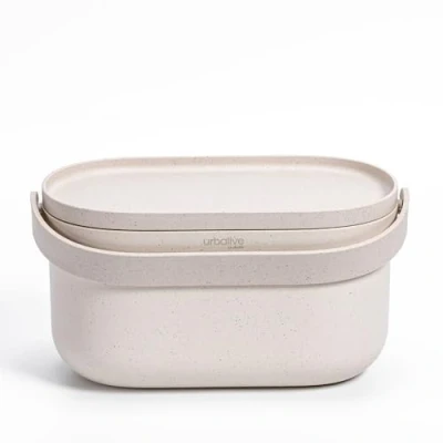 Image de Urbalive Design Poubelle à Compost de Cuisine 4 L Composteur avec Couvercle et Poignée Seau Anti Odeur Lavable au Lave des Sacs Biodégradables