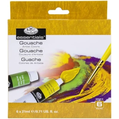 Image de Royal &amp; Langnickel GOU21 6 Assortiment de Tubes gouache x 21 ml