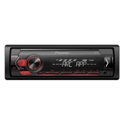 Image de PIONEER Autoradio Deckless MVH S120UB Éclairage Rouge RDS USB, Noir (Compatible avec Android)
