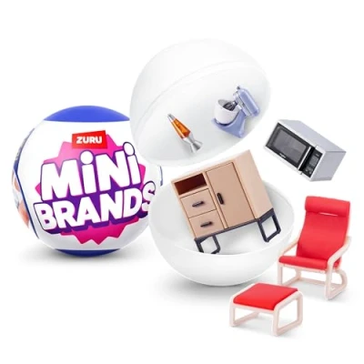 Image de Mini Brands Home de ZURU, Capsule avec reproductions minautures d&#039;objets à Collectionner, (1 Capsule)