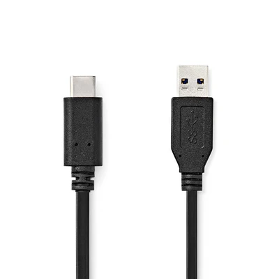 Image de Nedis CCGL61650BK10 câble USB 3.2 Gen 2 (3.1 2) 1 m A C Noir Neuf