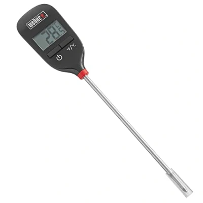 Image de Weber Thermomètre de poche numérique, avec affichage instantané, pour une mesure précise la température des aliments, en Celsius ou Fahrenheit 6750