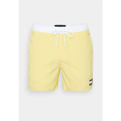 Image de Tommy Hilfiger Heritage Medium Drawstring Short de bain, Homme, Taille: XXL, Citronella