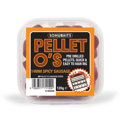 Image de Sonubaits Pellet O&#039;s Spicy Sausage 14mm Pellets pêche
