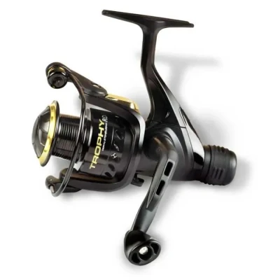 Image de Moulinet ZEBCO Quantum Adulte Trophy RD 320 Noir Rouge 3 Roulements Bobine