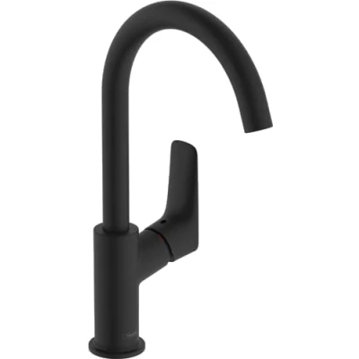 Image de Hansgrohe Logis Mitigeur de lavabo, EcoSmart, noir mat 71131670