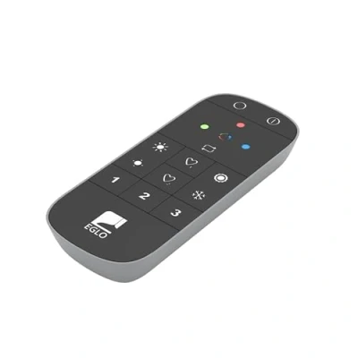Image de Eglo connect.z Télécommande Smart Home 2.0, ZigBee, accessoire connecté pour luminaires en plastique noir et gris, à piles