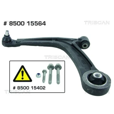 Image de TRISCAN 8500 15564 Bras de suspension avec rotule suspension, support en caoutchouc barre oscillant transversal 17, 15,8 FIAT: 500 3 portes