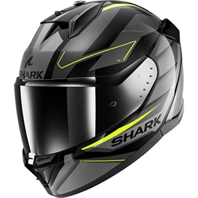 Image de SHARK, Casque Moto intégral D SKWAL 3 SIZLER Noir / Gris Jaune, L
