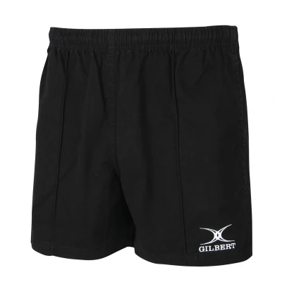 Image de Gilbert Short Rugby Kiwi Avec Poches Gilbert, Noir Noir, XS