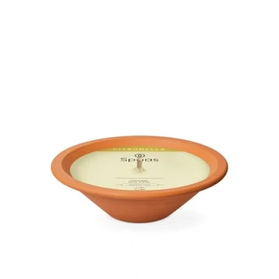 Image de SPAAS Bougie jardin citronnelle Royal flame en pot terre cuite, ± 13 heures jaune