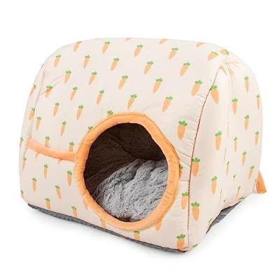 Image de duvoplus Carrot Maison Peluche 30x25x23cm Multicolore