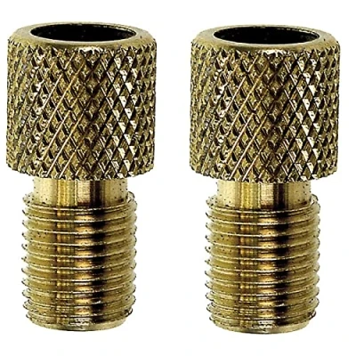 Image de cyclingcolors 2X raccord de Pompe vélo Embout Valve Presta et Dunlop vers Schrader Chambre à air connecteur Adaptateur Pneu compresseur