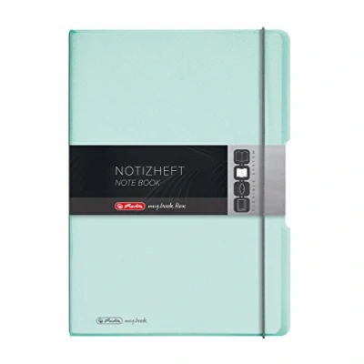 Image de Herlitz 11408655 my.book Flex Lot de 2 Cahiers A4 40 feuilles couverture en PP Bleu Translucide