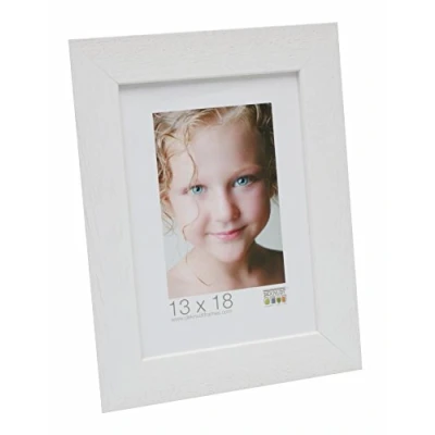 Image de Deknudt Frames S226K1 Basic Cadre Photo Bois Blanc Large 40 x 50