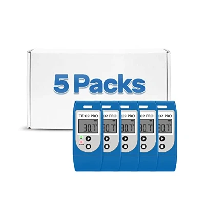 Image de Enregistreur de données température, ThermElc Mini USB température rapports PDF et CSV, 32000 points, batterie d&#039;un an, LED alarme dépassement limite, étalonnage certifié