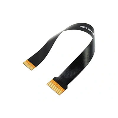 Image de Waveshare DSI FFC Flexible Flat 22Pin to 15Pin EMI Shielding Film Cable 15cm for Connecting Display Raspberry Pi Official CM4 IO Board/PoE Board