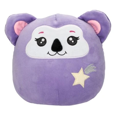 Image de Depesche 13041 Ylvi Swoppies Koala en Lilas, avec Effet Lumineux, étoile filante et Oreilles Rondes, Peluche d&#039;environ 20 cm, Multicolor, Taille Unique