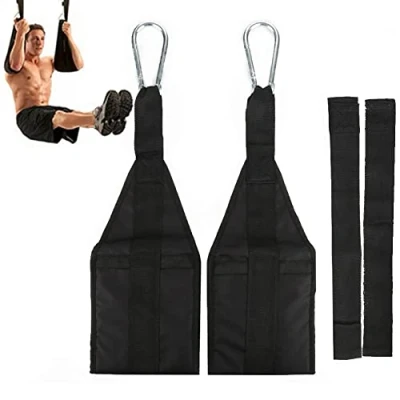 Image de Sangles abdominales Slings de bras ensemble 2 pour l&#039;entraînement abdominal Barre traction abdominale Entraîneur Qualité remise en forme et durable Boucles musculaires