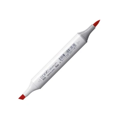 Image de COPIC Sketch R05, Salmon Red, Twin Marker avec Une Pointe de Largeur Moyenne et « Brush ».