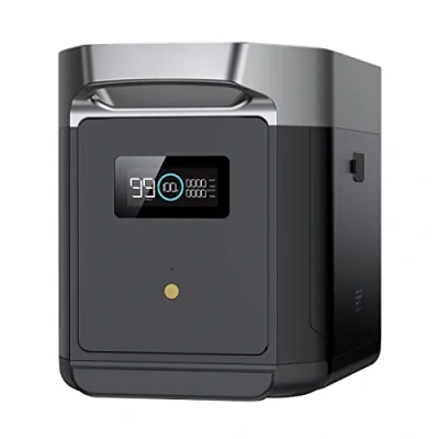 Image de EcoFlow Batterie supplémentaire pour Delta 2 Max/Delta 2/Delta Max, capacité de 2048 Wh, LifePO4 Secours à la Maison, économie d’énergie, Plein air, véhicules récréatifs, Camping