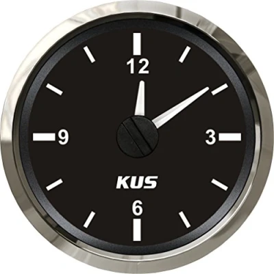 Image de Kus Horloge au format 12 heures avec rétroéclairage, 52 mm, V/24 V