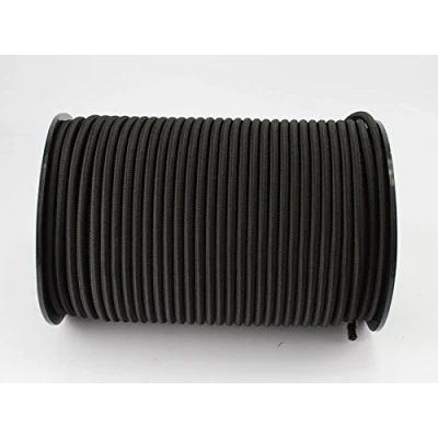 Image de Unknown Corde extensible en toile de caoutchouc (20 M) 6 mm noir