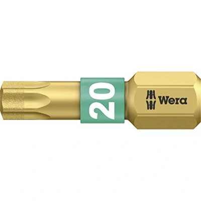 Image de WERA SÉRIE 1 867 1 BDC REVÊTEMENT DIAMANT BIT, TÊTE TORX TX 20 X 1 10,